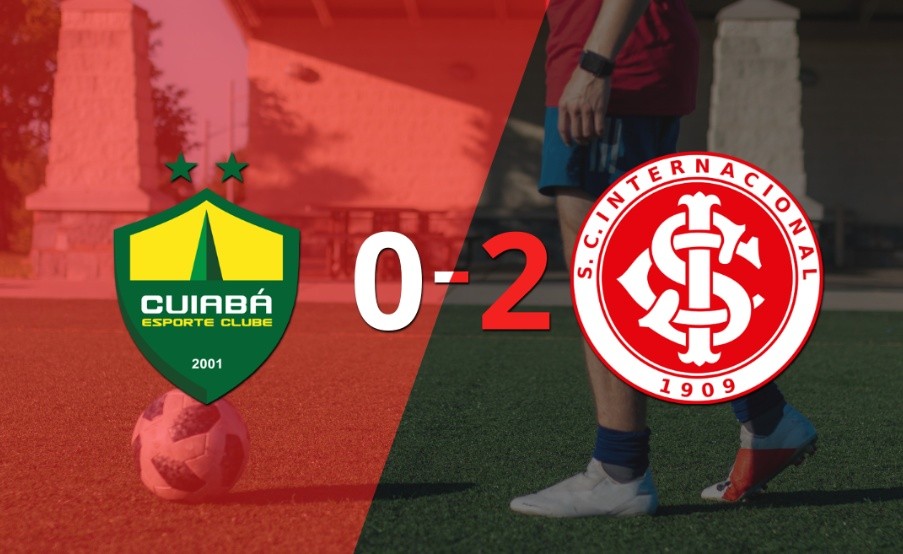Cuiabá no pudo en casa con Internacional y cayó 2-0