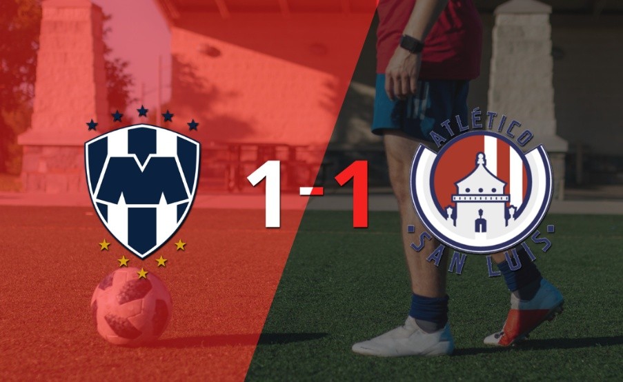 A pesar de empatar ante CF Monterrey, Atl. de San Luis pasa a Semifinal