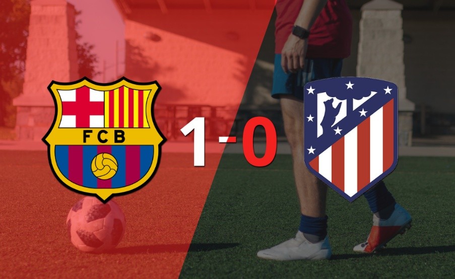 Barcelona derrotó en casa 1-0 a Atlético de Madrid