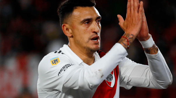 Matías Suárez durante su paso por River.