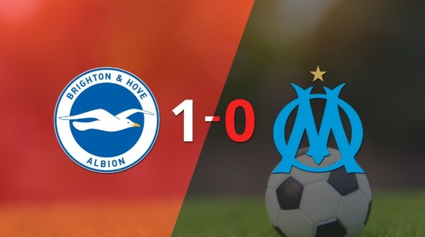 Con un solo tanto, Brighton and Hove derrotó a Olympique de Marsella en el estadio American Express Community