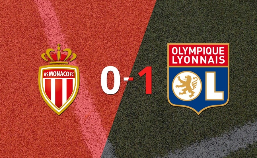 Olympique Lyon se quedó con el triunfo en una difícil visita a Mónaco