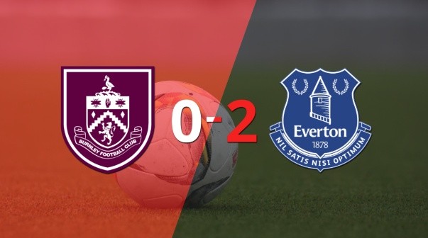 Con dos tantos, Everton derrotó a Burnley en su casa