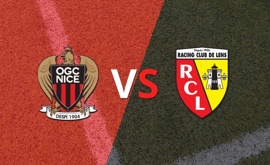 El segundo tiempo comienza sin goles entre Nice y Lens