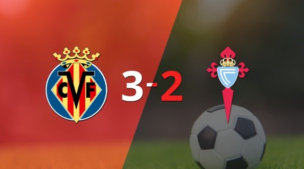 Victoria en casa por 3 a 2 de Villarreal sobre Celta