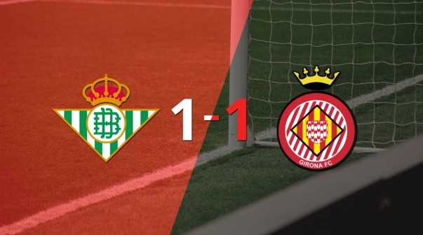 Girona empató 1-1 en su visita a Betis