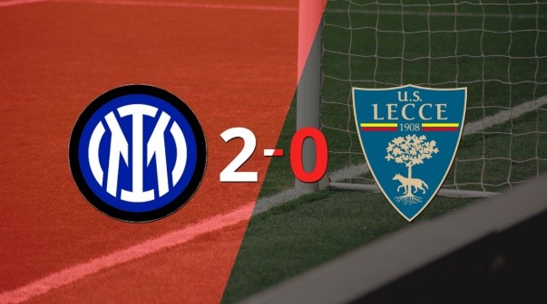 Sólido triunfo de Inter por 2-0 frente a Lecce