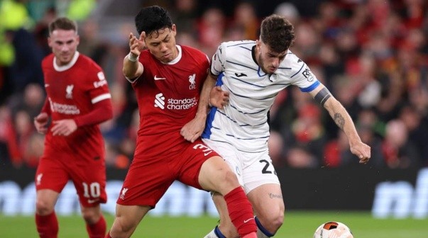 Liverpool vs. Atalanta en Europa League.