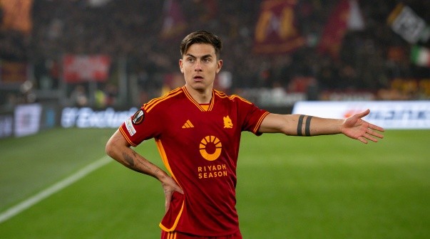 Nuevo gol de Dybala en el triunfazo de la Roma por Europa League