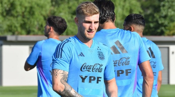 Nicolás Valentini, defensor de la Selección Argentina Sub 23