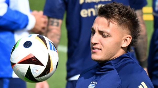 Mateo Retegui en la Selección de Italia.