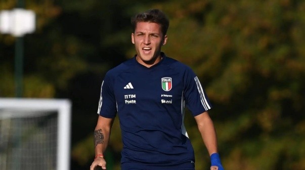 Mateo Retegui en la Selección de Italia.