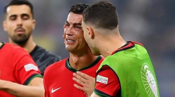 Se conoció el motivo por el cual Cristiano Ronaldo lloró tras su penal vs. Eslovenia