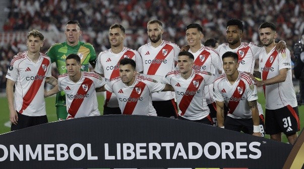 Formacion de River. River Plate de Argentina vs Colo Colo de Chile. Cuartos de Final Copa Libertadores de America. Conmebol. 24/9/2024. Fotobaires