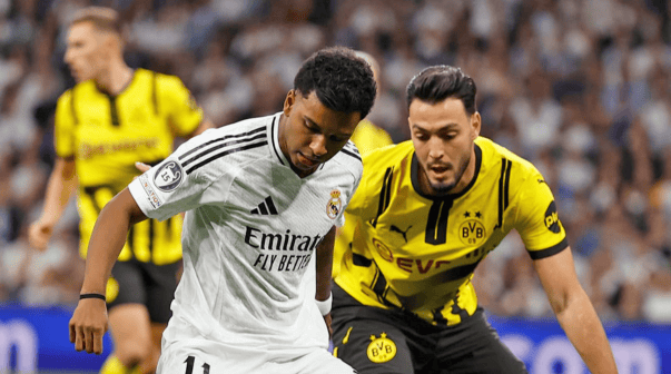 Real Madrid enfrenta a Borussia Dortmund por la Champions League.
