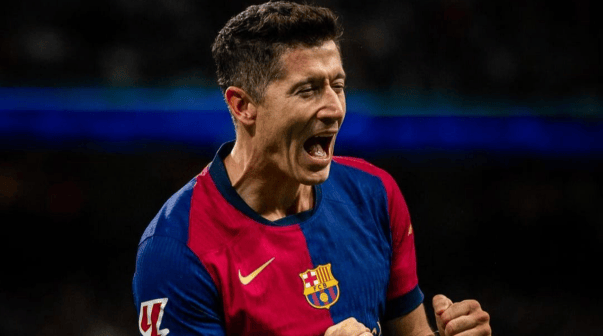 Lewandowski marcó dos goles en el triunfo sobre Real Madrid.
