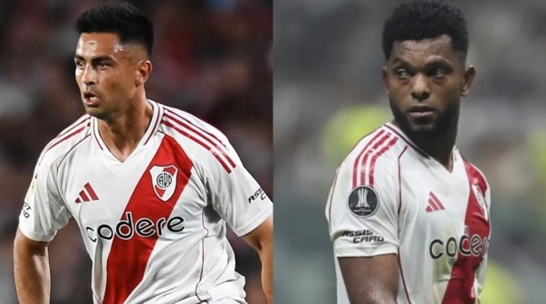 El cruce entre Pity Martínez y Borja en la victoria de River vs. Central: 