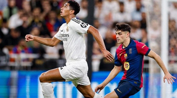 Tremenda goleada en Real Madrid vs. Barcelona por la Supercopa de España
