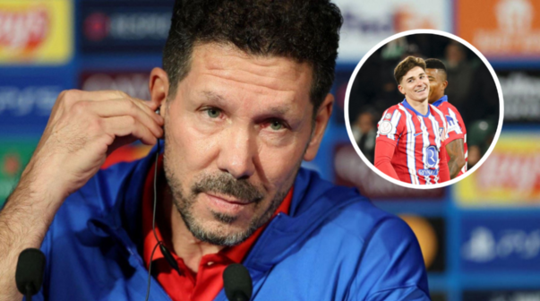 La sentencia de Simeone a Julián Álvarez en el Atlético de Madrid: 