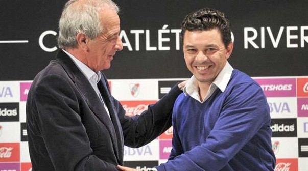 El gesto de Gallardo con D'Onofrio antes del debut de River