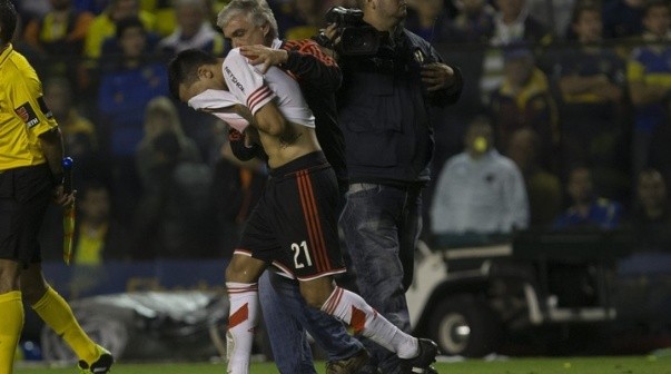 Vangioni, ex River, habló del episodio del gas pimienta con Boca