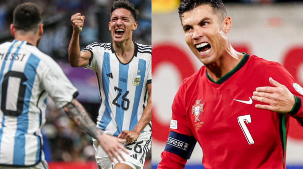 Nahuel Molina eligió entre Cristiano y Messi: 