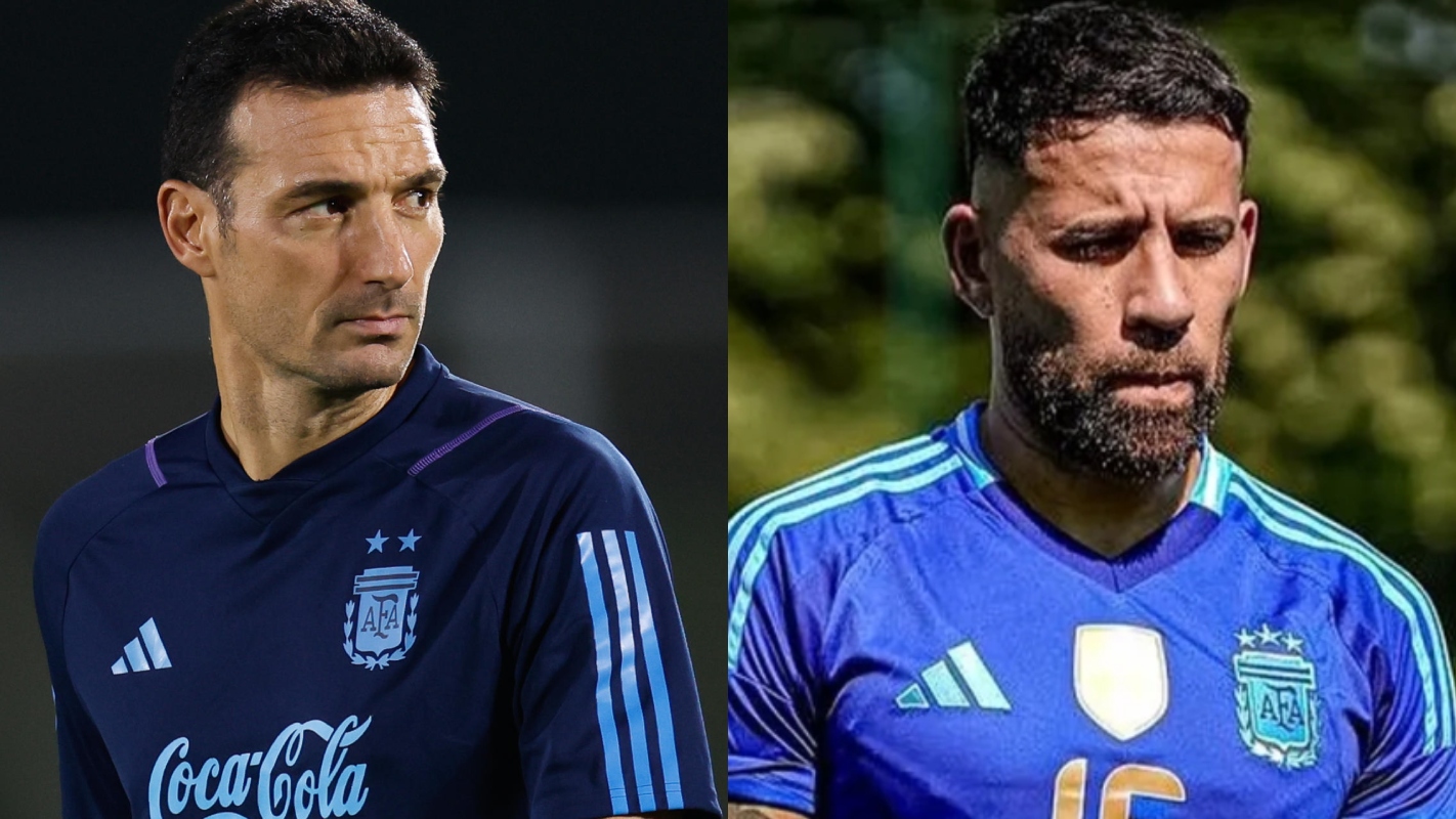 El palazo de Otamendi para Scaloni en la Selección Argentina: 