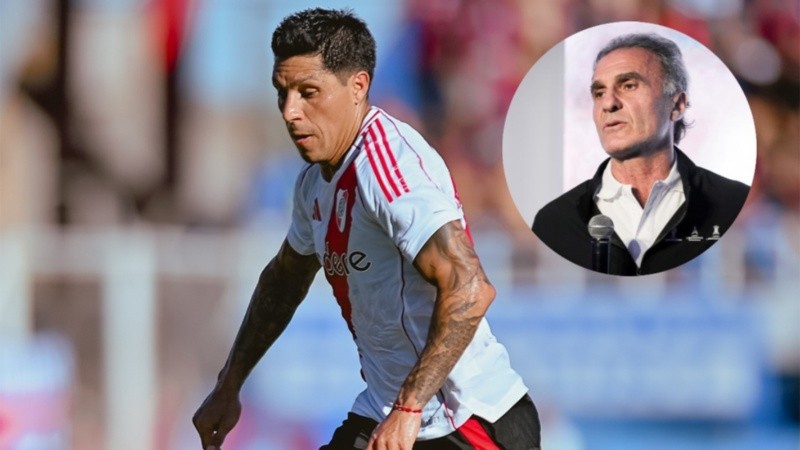Ruggeri le apuntó a Enzo Pérez tras su expulsión en River. Ruggeri le apuntó a Enzo Pérez tras su expulsión en River.