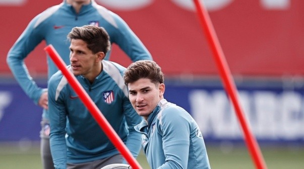 Julián Álvarez, contundente con Giuliano Simeone en Atlético Madrid: 