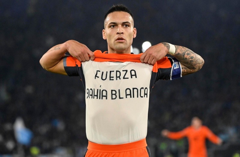 Lautaro Martínez, a corazón abierto sobre la tragedia de Bahía Blanca Lautaro Martínez, a corazón abierto sobre la tragedia de Bahía Blanca