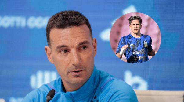 La contundente respuesta de Scaloni sobre Giuliano Simeone: 