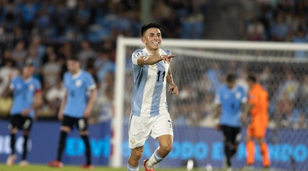 Thiago Almada. URUGUAY VS ARGENTINAFecha: 21/03/2025ELIMINATORIAS MUNDIAL 2026