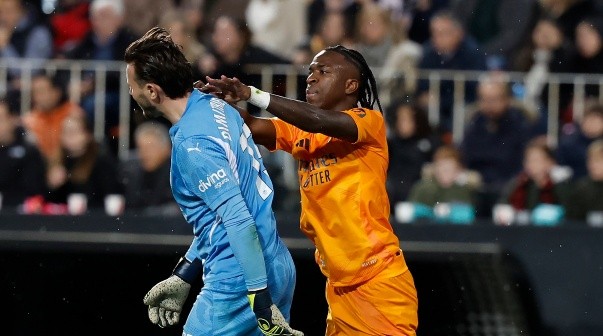ESTADIO MESTALLA, PARTIDO APLAZADO J12 VALENCIA-REAL MADRIDAGRESION DE VINICIUS A DIMITRIEVSKI    ****