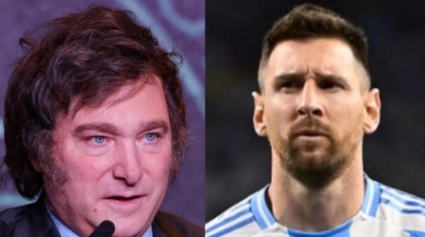 Javier Milei fue letal sobre Lionel Messi tras la goleada a Brasil: 