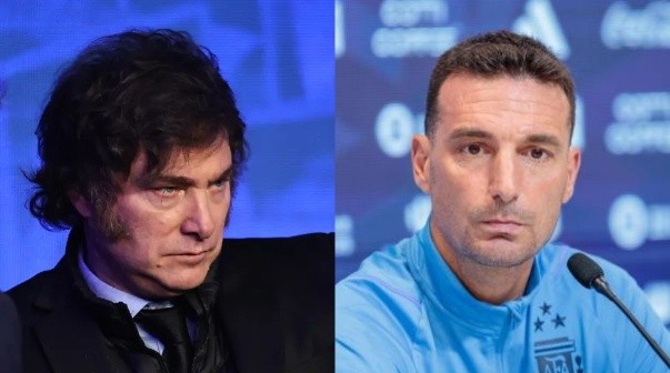 Scaloni le contestó a Milei apenas terminó Argentina vs. Brasil: 
