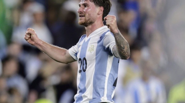 Alexis Mac Allister. Argentina vs Brasil. Eliminatorias Copa del Mundo 2026. Fotobaires 25/3/2025
