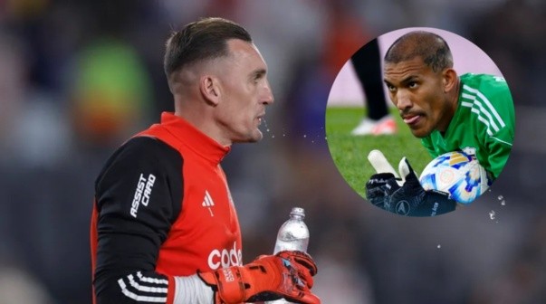 La picante respuesta del arquero de Riestra sobre Armani en River: 