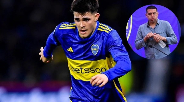 El mensaje de Vicente Taborda para Riquelme en Boca: 