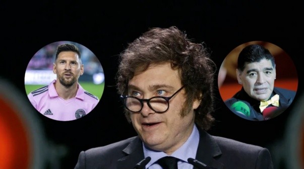 ¿Maradona o Messi? Javier Milei eligió al mejor de la historia: 