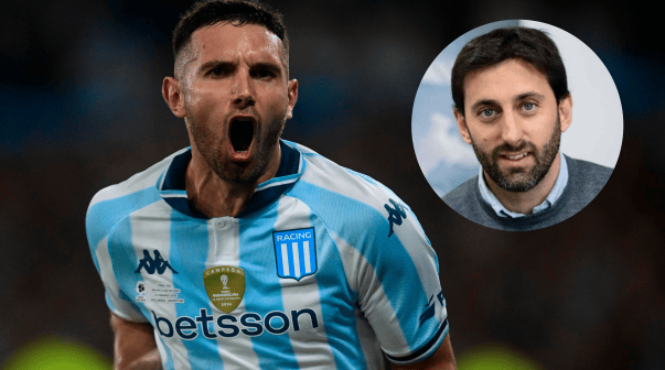 Diego Milito, rendido ante 'Maravilla' Martínez en Racing:
