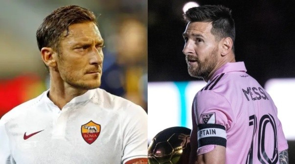 La polémica declaración de Francesco Totti sobre Lionel Messi: 
