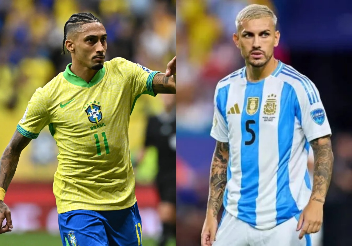 Paredes volvió a responderle a Rapinha tras la goleada de Argentina vs. Brasil: 