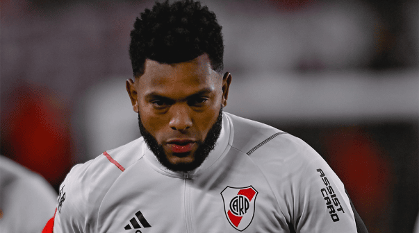 La reacción del público de River con Miguel Borja antes del partido vs. Talleres