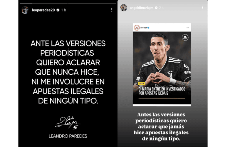 La fuerte acusación que Di María y Paredes debieron salir a desmentir La fuerte acusación que Di María y Paredes debieron salir a desmentir