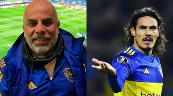 Chicho Serna sentenció a Cavani en Boca: 