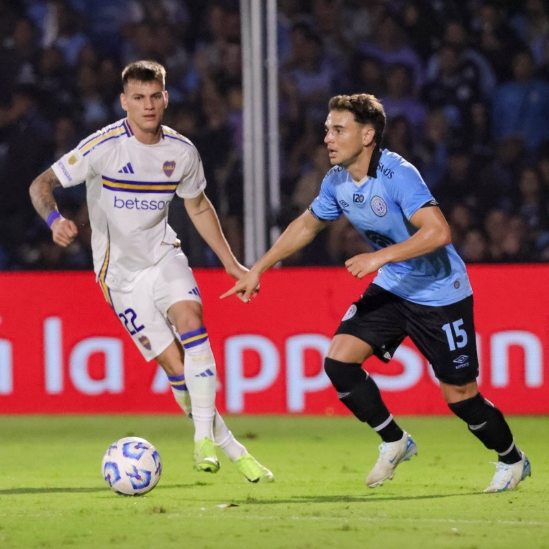 Lucas Menossi, caliente por sus goles anulados en Belgrano - Boca Lucas Menossi, caliente por sus goles anulados en Belgrano - Boca