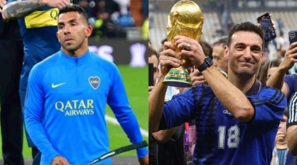Tevez no se calló sobre Scaloni en la Selección Argentina: 