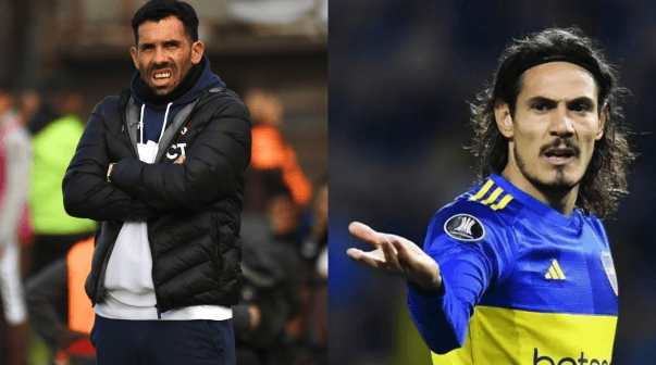 Tevez sentenció a Cavani por su falta de gol en Boca: 