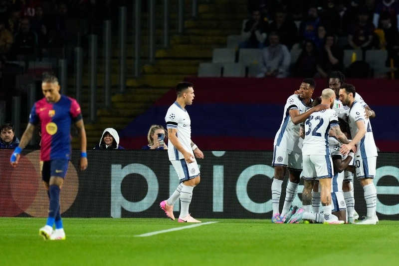 Denzel Dumfries centró y Marcus Thuram definió de taco para abrir el marcador con un golazo. Denzel Dumfries centró y Marcus Thuram definió de taco para abrir el marcador con un golazo.