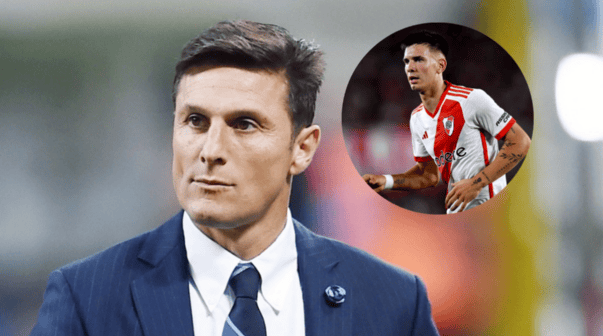 Zanetti no se calló nada sobre Mastantuono en River: 